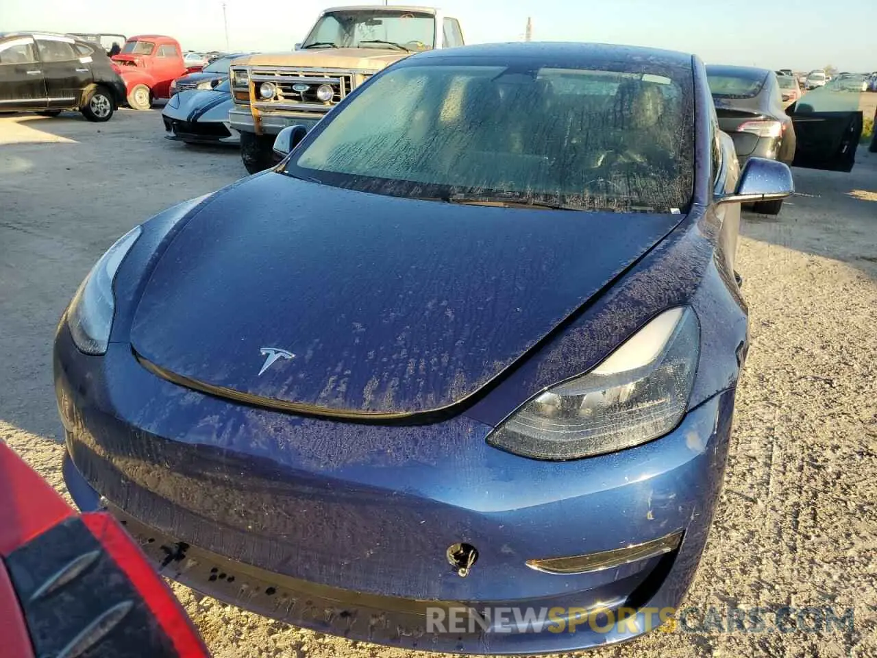 5 fotografías del automóvil dañado 5YJ3E1EA8PF451078 TESLA MODEL 3 2023