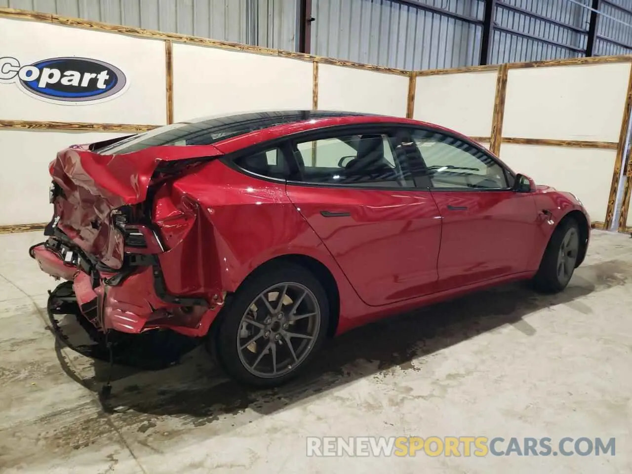 3 fotografías del automóvil dañado 5YJ3E1EA8PF458211 TESLA MODEL 3 2023