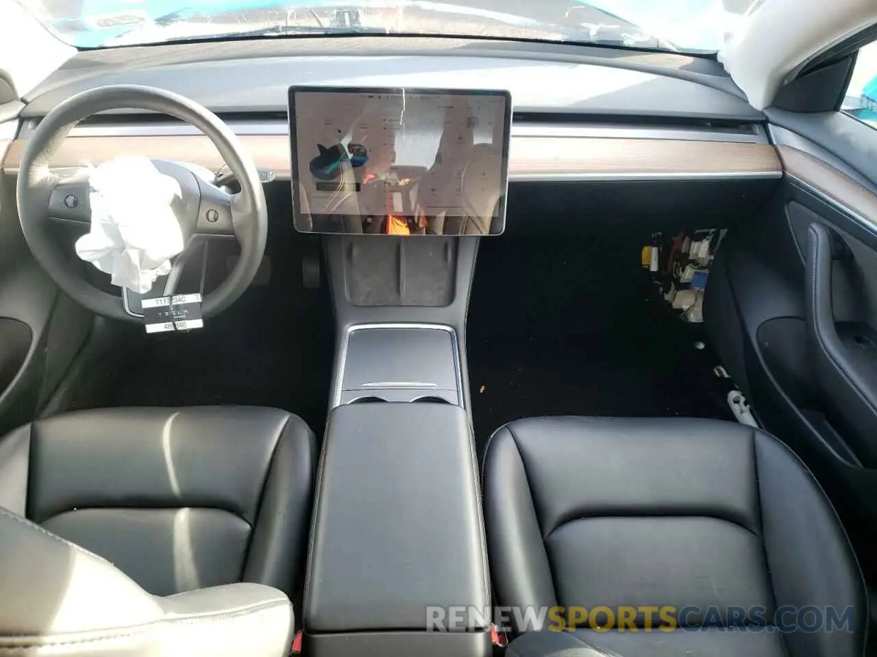 8 fotografías del automóvil dañado 5YJ3E1EA8PF489846 TESLA MODEL 3 2023