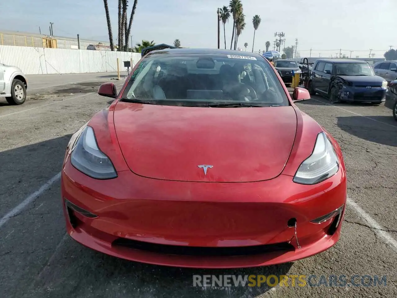 5 fotografías del automóvil dañado 5YJ3E1EA8PF490432 TESLA MODEL 3 2023
