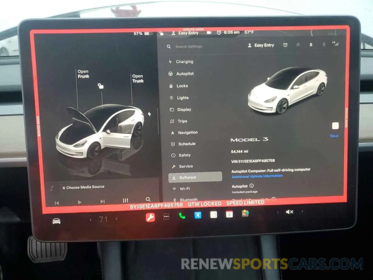 9 fotografías del automóvil dañado 5YJ3E1EA8PF495758 TESLA MODEL 3 2023