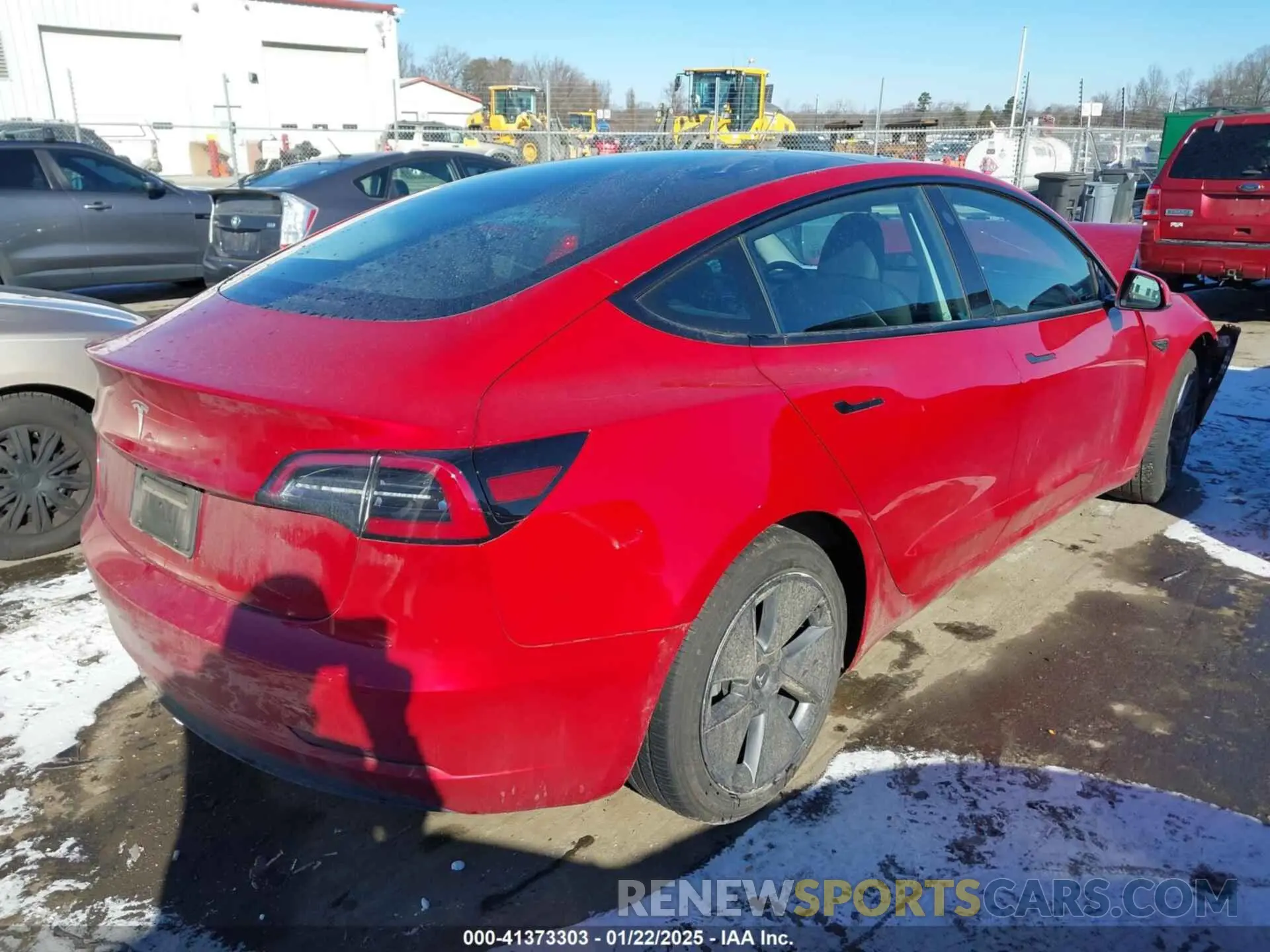 4 fotografías del automóvil dañado 5YJ3E1EA8PF501557 TESLA MODEL 3 2023