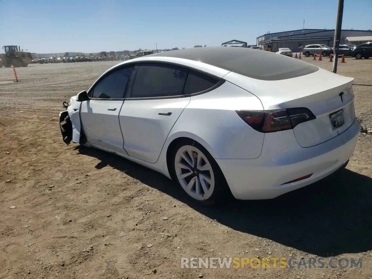 2 fotografías del automóvil dañado 5YJ3E1EA8PF543775 TESLA MODEL 3 2023