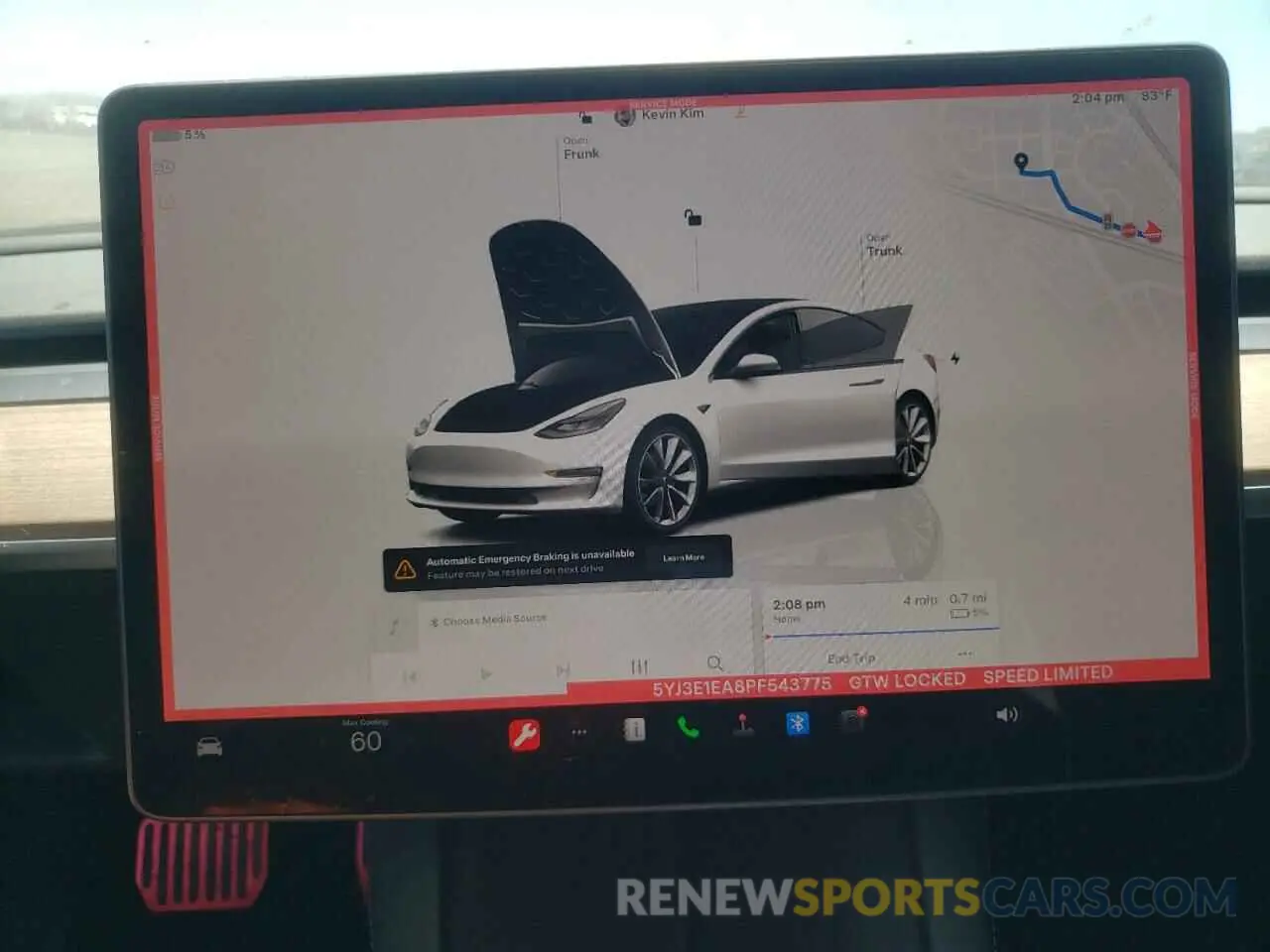 9 fotografías del automóvil dañado 5YJ3E1EA8PF543775 TESLA MODEL 3 2023