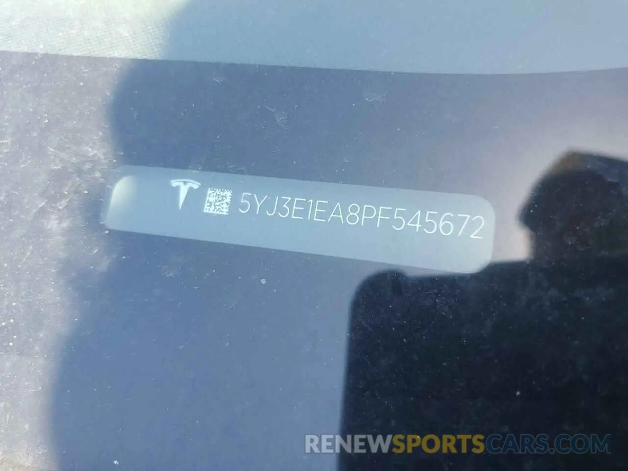 14 fotografías del automóvil dañado 5YJ3E1EA8PF545672 TESLA MODEL 3 2023