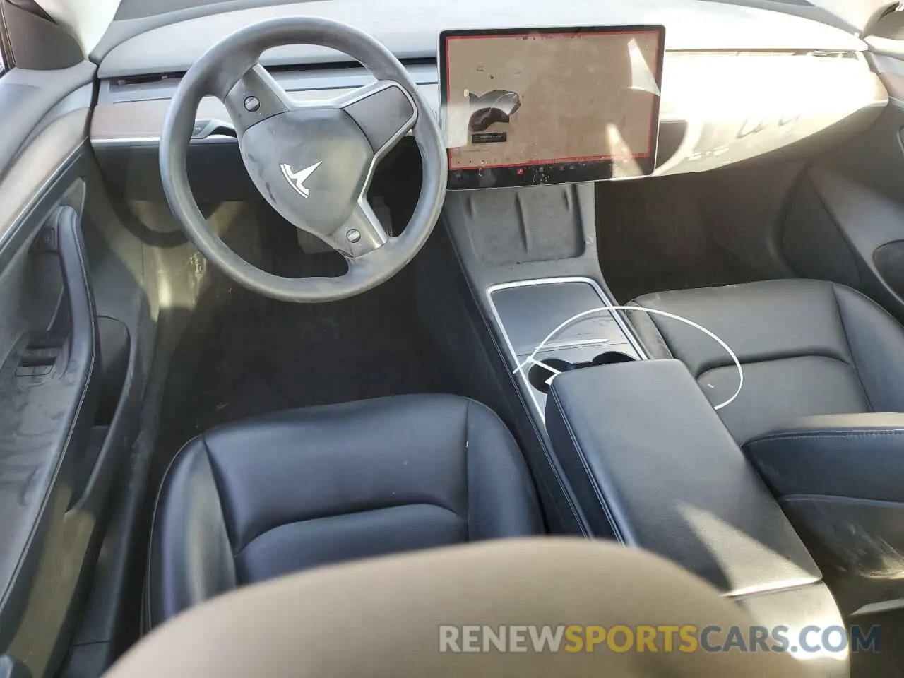 8 fotografías del automóvil dañado 5YJ3E1EA8PF545672 TESLA MODEL 3 2023
