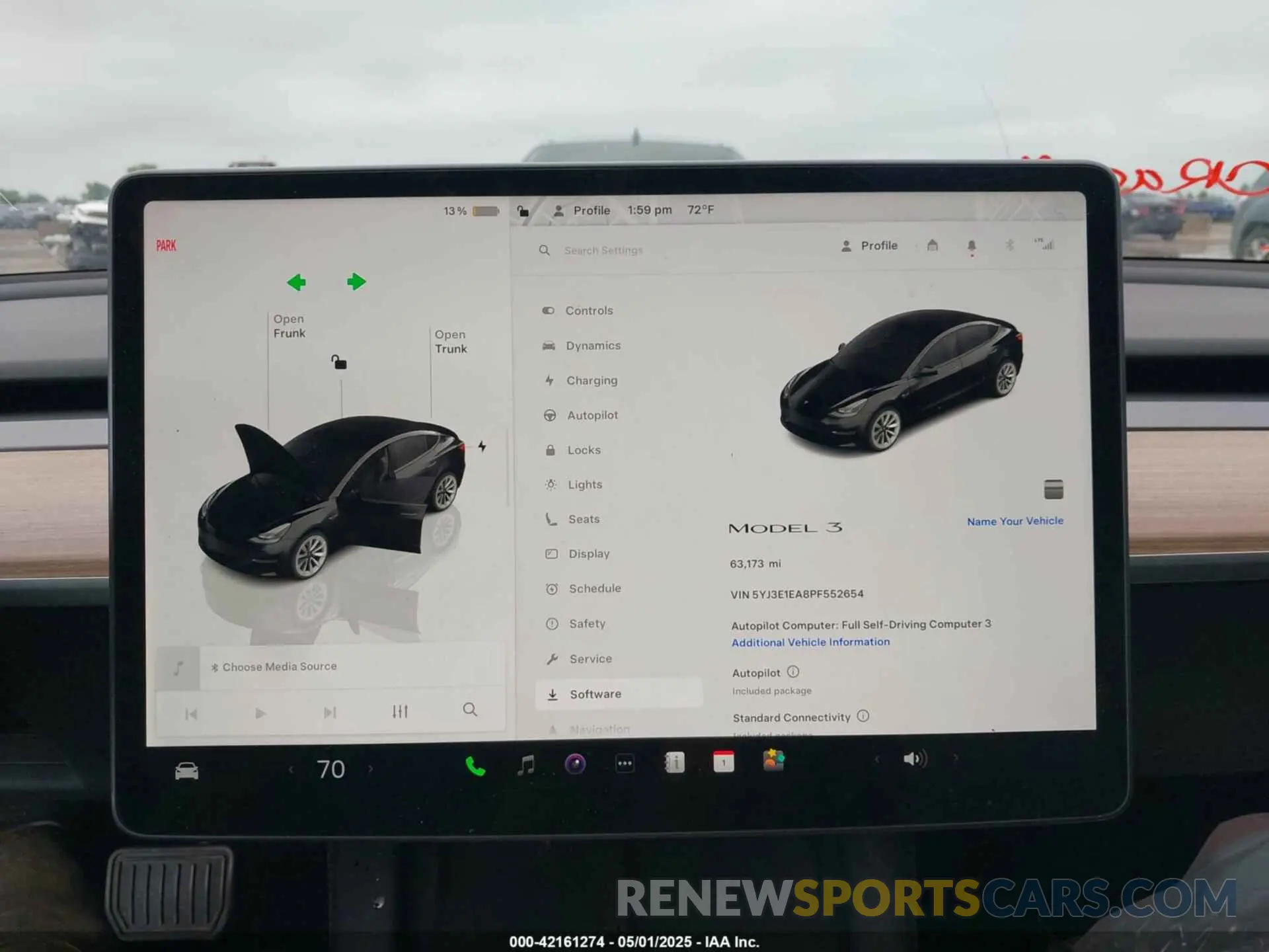 18 fotografías del automóvil dañado 5YJ3E1EA8PF552654 TESLA MODEL 3 2023