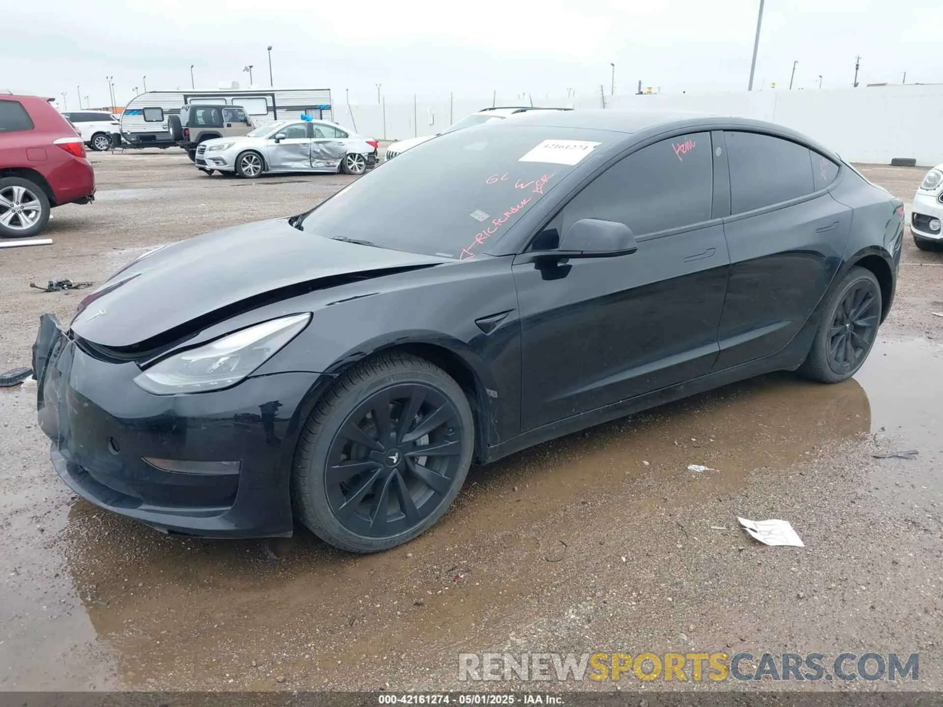 2 fotografías del automóvil dañado 5YJ3E1EA8PF552654 TESLA MODEL 3 2023