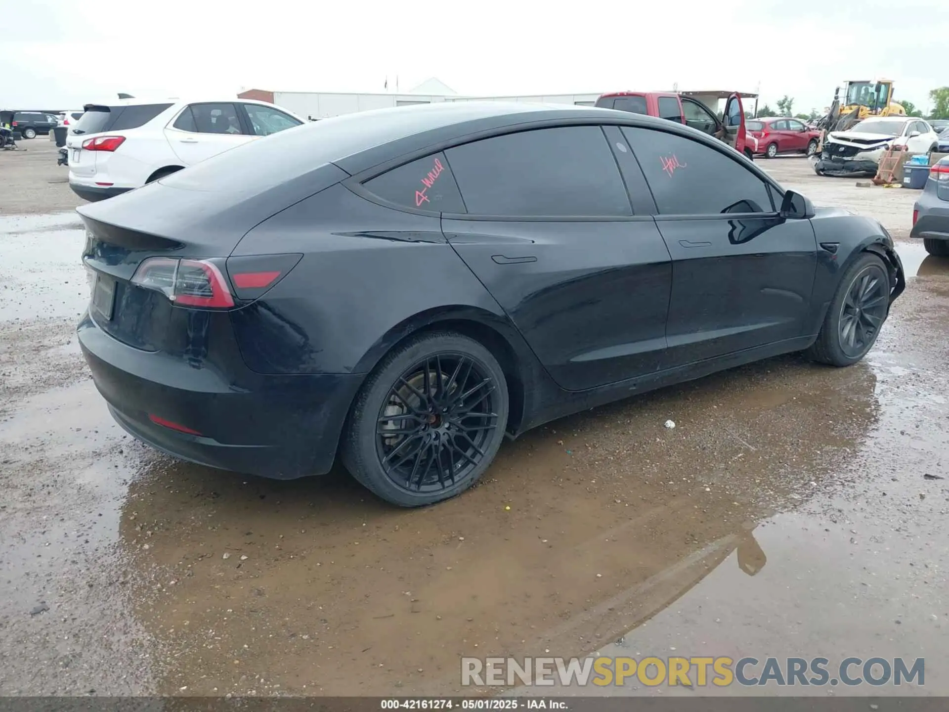 4 fotografías del automóvil dañado 5YJ3E1EA8PF552654 TESLA MODEL 3 2023