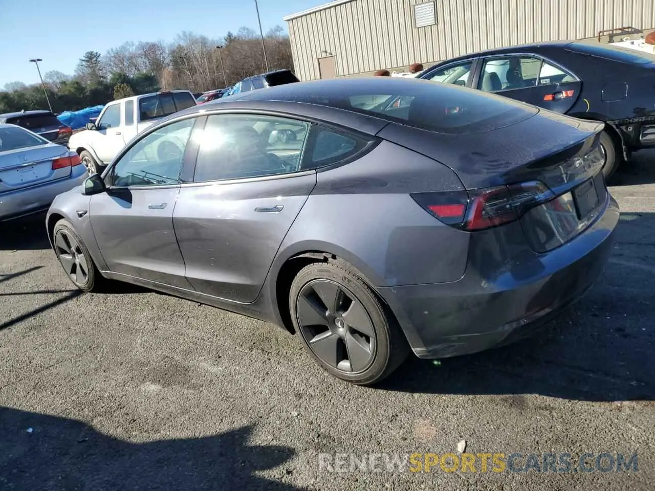 2 fotografías del automóvil dañado 5YJ3E1EA8PF566229 TESLA MODEL 3 2023