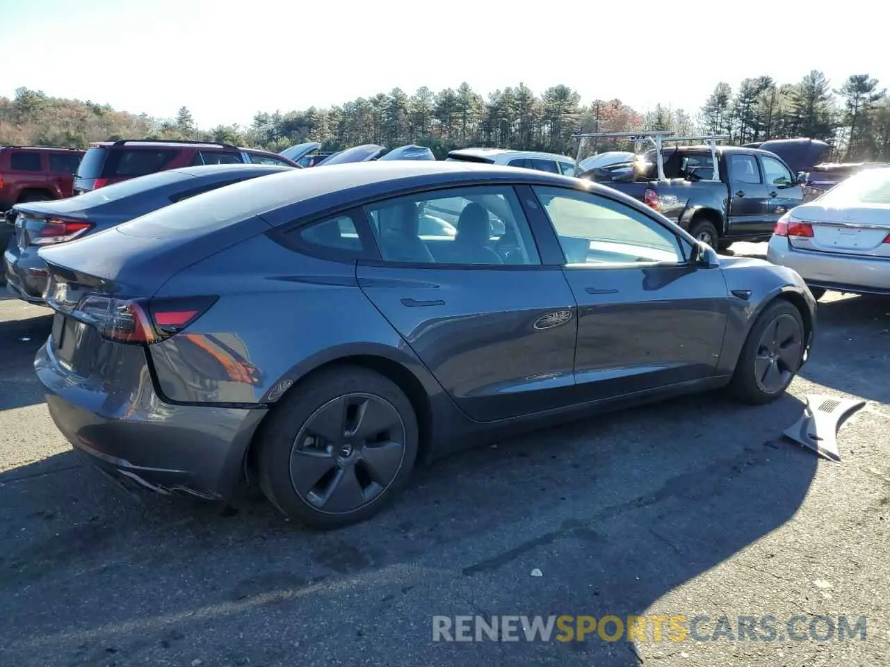 3 fotografías del automóvil dañado 5YJ3E1EA8PF566229 TESLA MODEL 3 2023