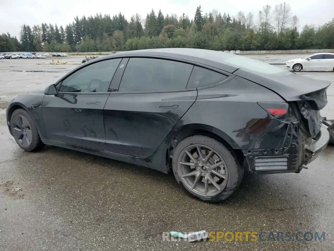 2 fotografías del automóvil dañado 5YJ3E1EA8PF586349 TESLA MODEL 3 2023