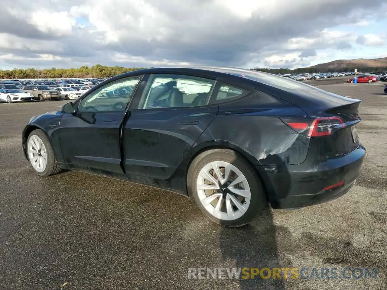 2 fotografías del automóvil dañado 5YJ3E1EA8PF594189 TESLA MODEL 3 2023