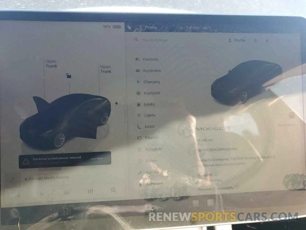 9 fotografías del automóvil dañado 5YJ3E1EA8PF594189 TESLA MODEL 3 2023