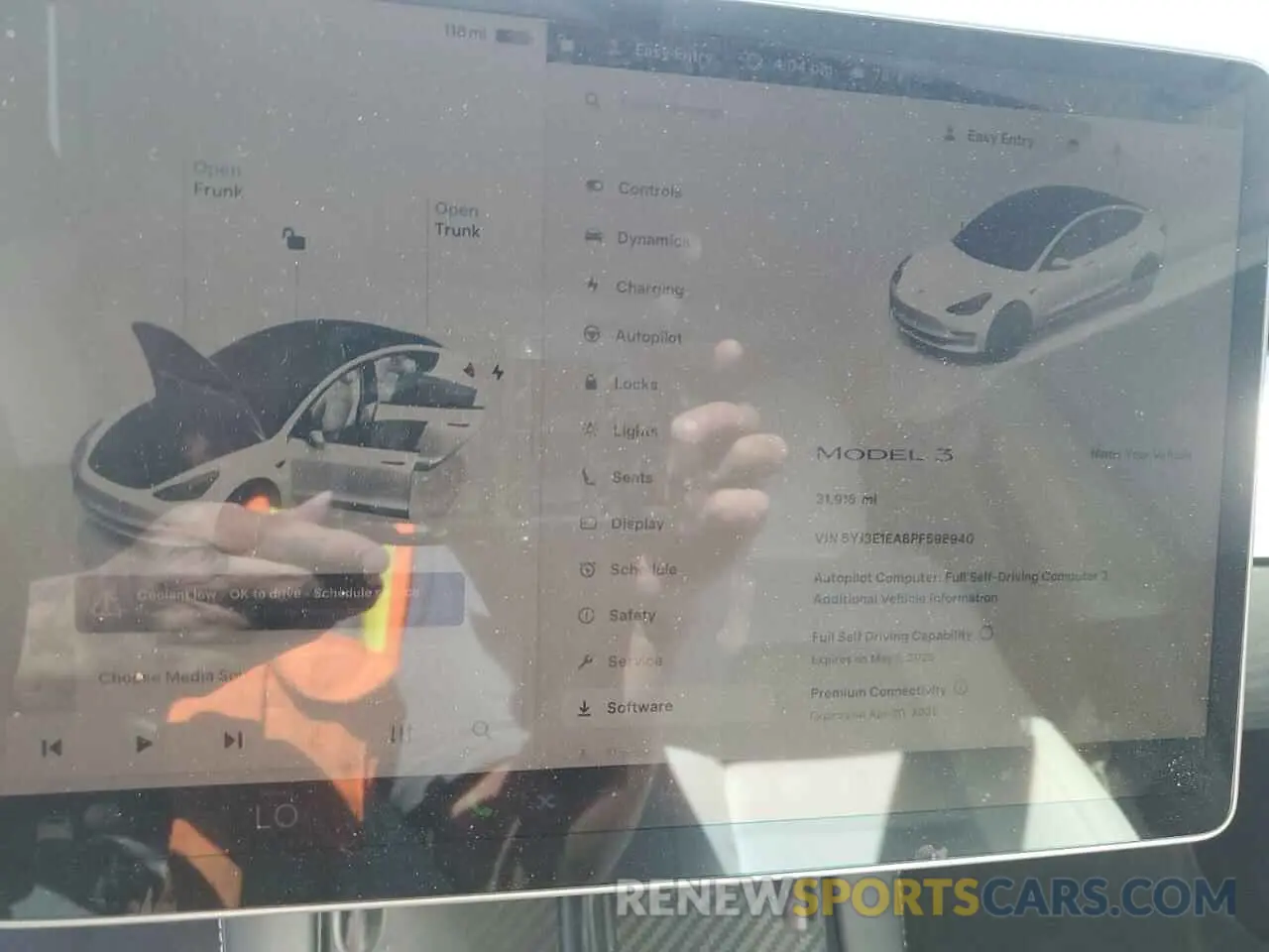 9 fotografías del automóvil dañado 5YJ3E1EA8PF598940 TESLA MODEL 3 2023