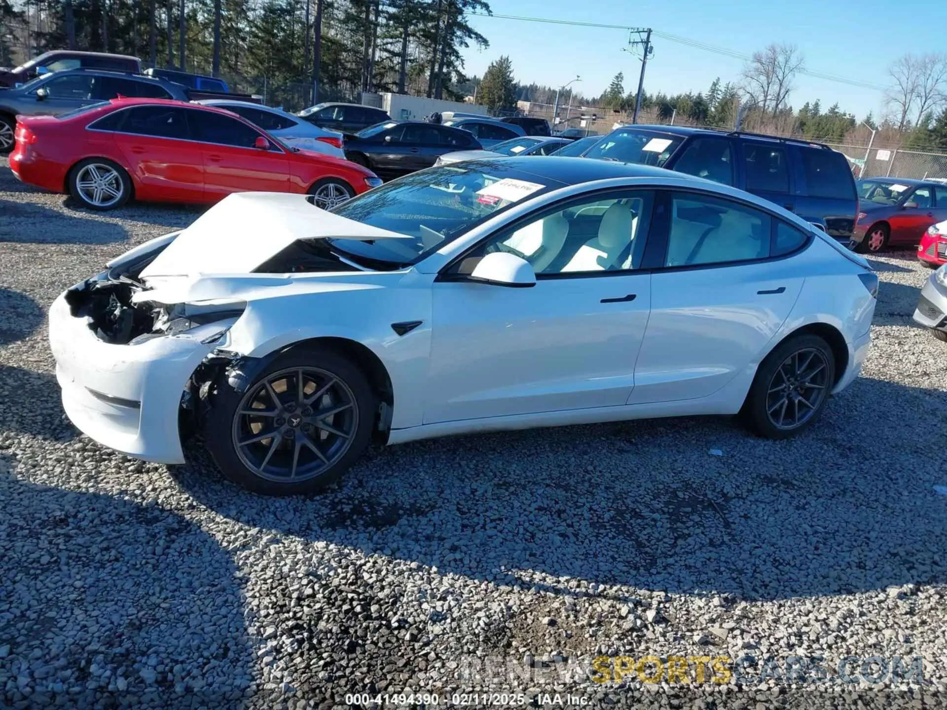 14 fotografías del automóvil dañado 5YJ3E1EA8PF604722 TESLA MODEL 3 2023