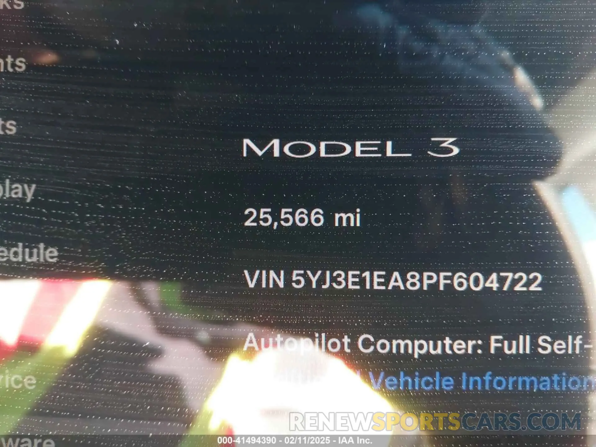 15 fotografías del automóvil dañado 5YJ3E1EA8PF604722 TESLA MODEL 3 2023