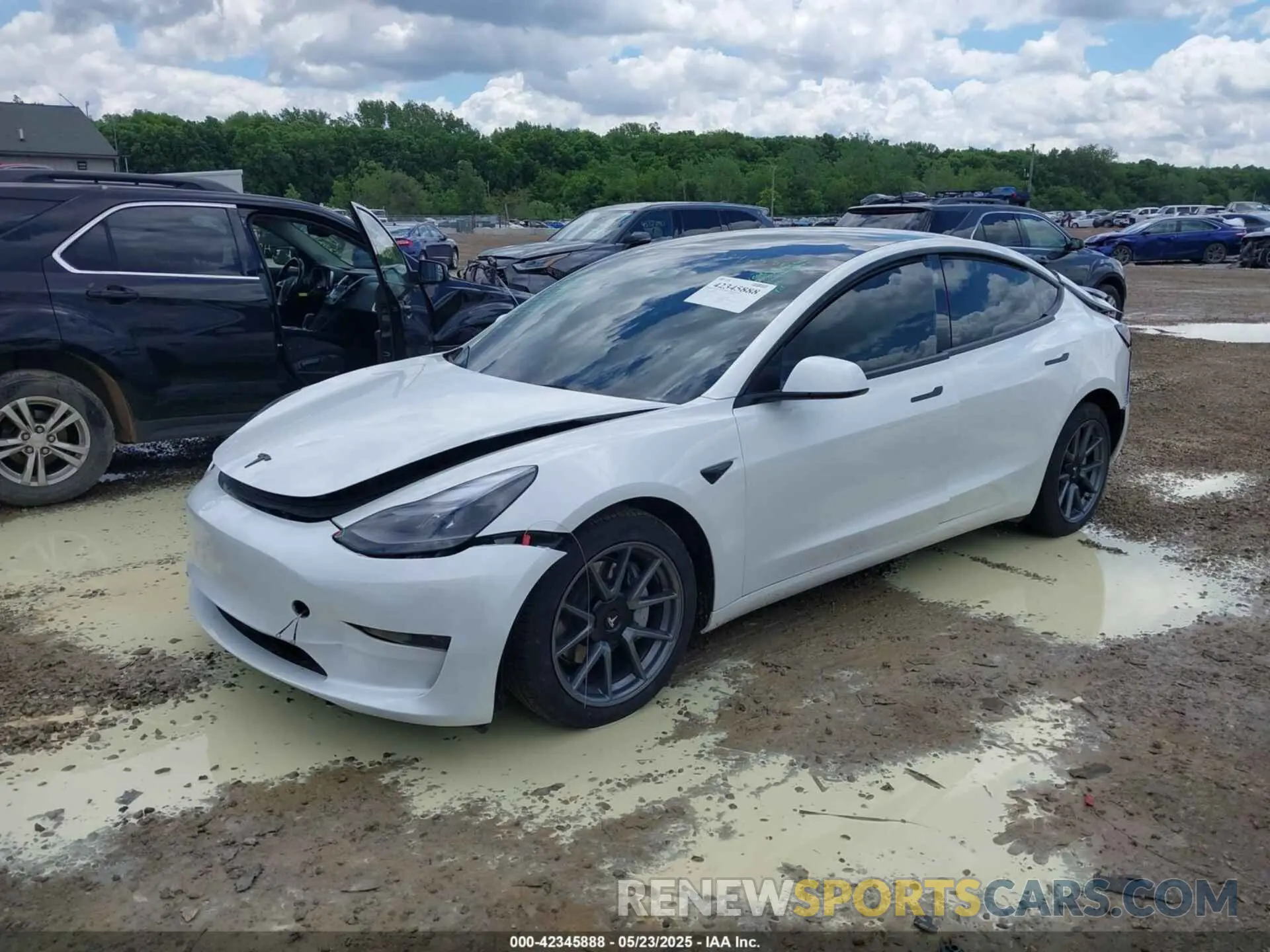 2 fotografías del automóvil dañado 5YJ3E1EA8PF608429 TESLA MODEL 3 2023