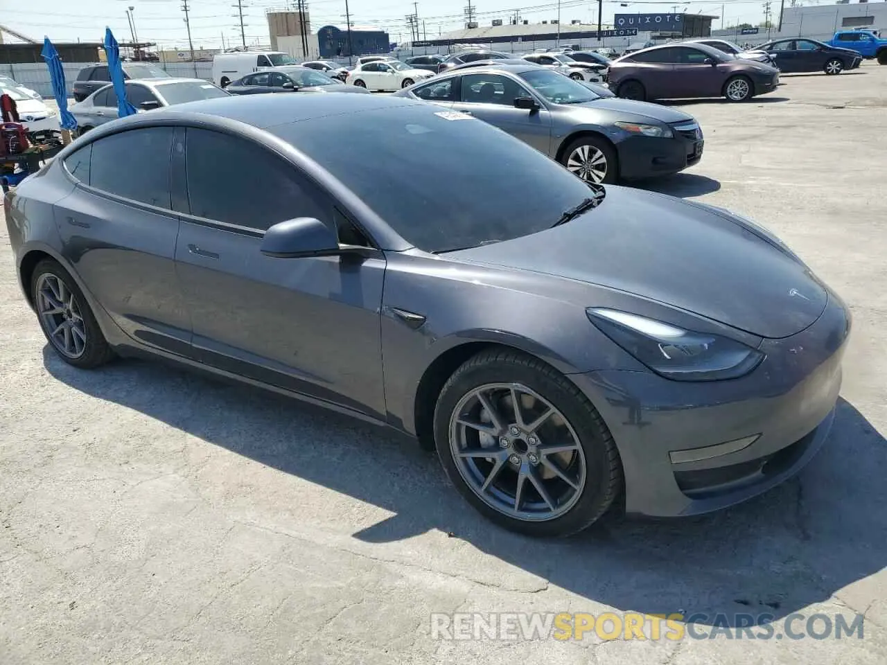 4 fotografías del automóvil dañado 5YJ3E1EA8PF616210 TESLA MODEL 3 2023