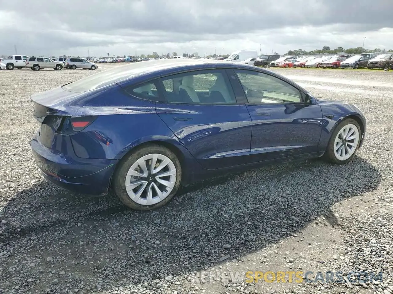 3 fotografías del automóvil dañado 5YJ3E1EA8PF640216 TESLA MODEL 3 2023