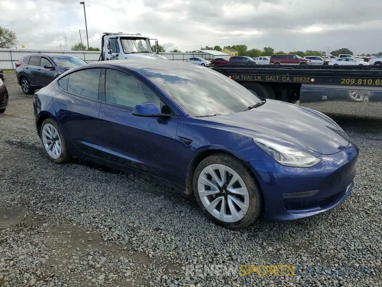 4 fotografías del automóvil dañado 5YJ3E1EA8PF640216 TESLA MODEL 3 2023