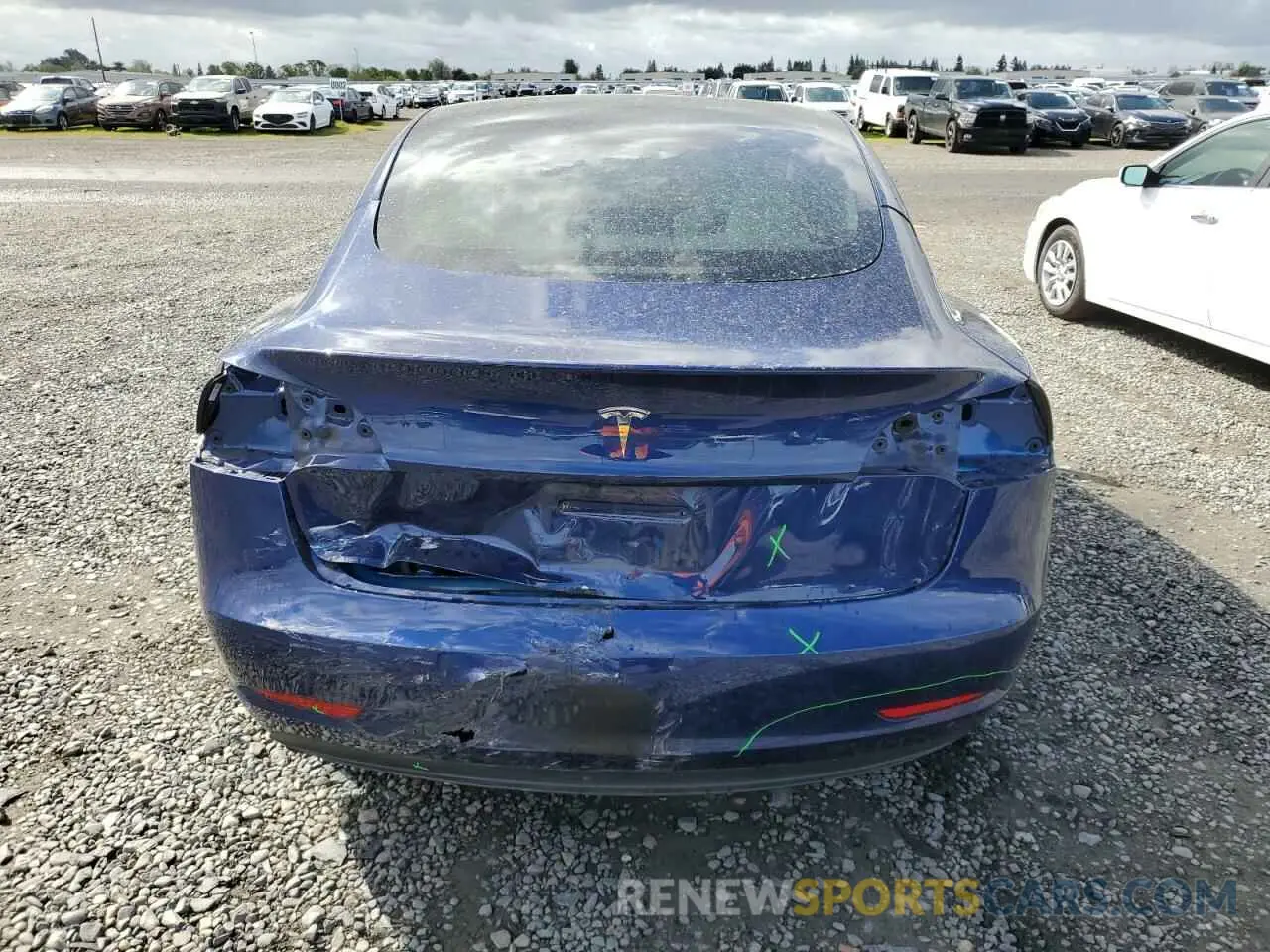 6 fotografías del automóvil dañado 5YJ3E1EA8PF640216 TESLA MODEL 3 2023