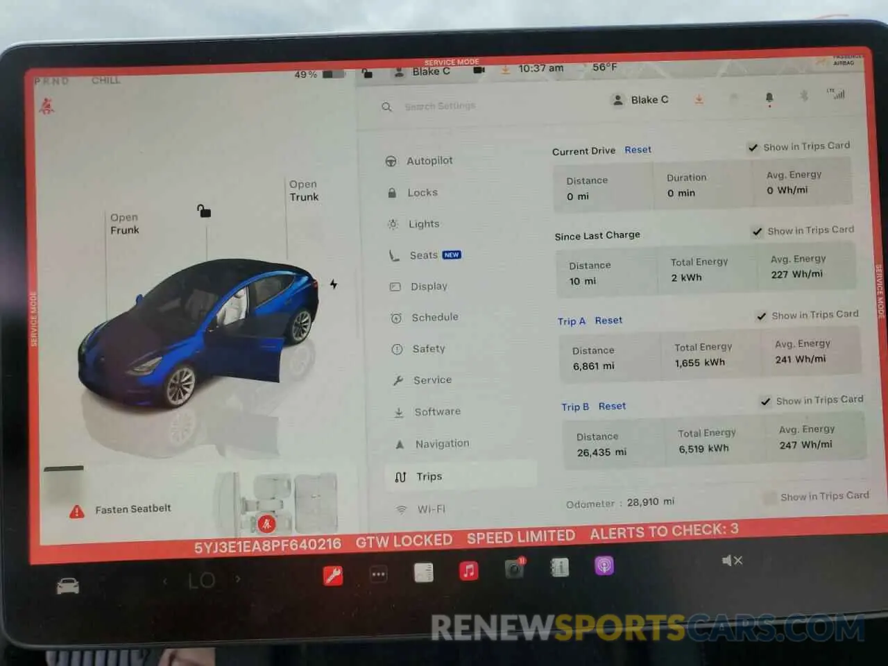 9 fotografías del automóvil dañado 5YJ3E1EA8PF640216 TESLA MODEL 3 2023