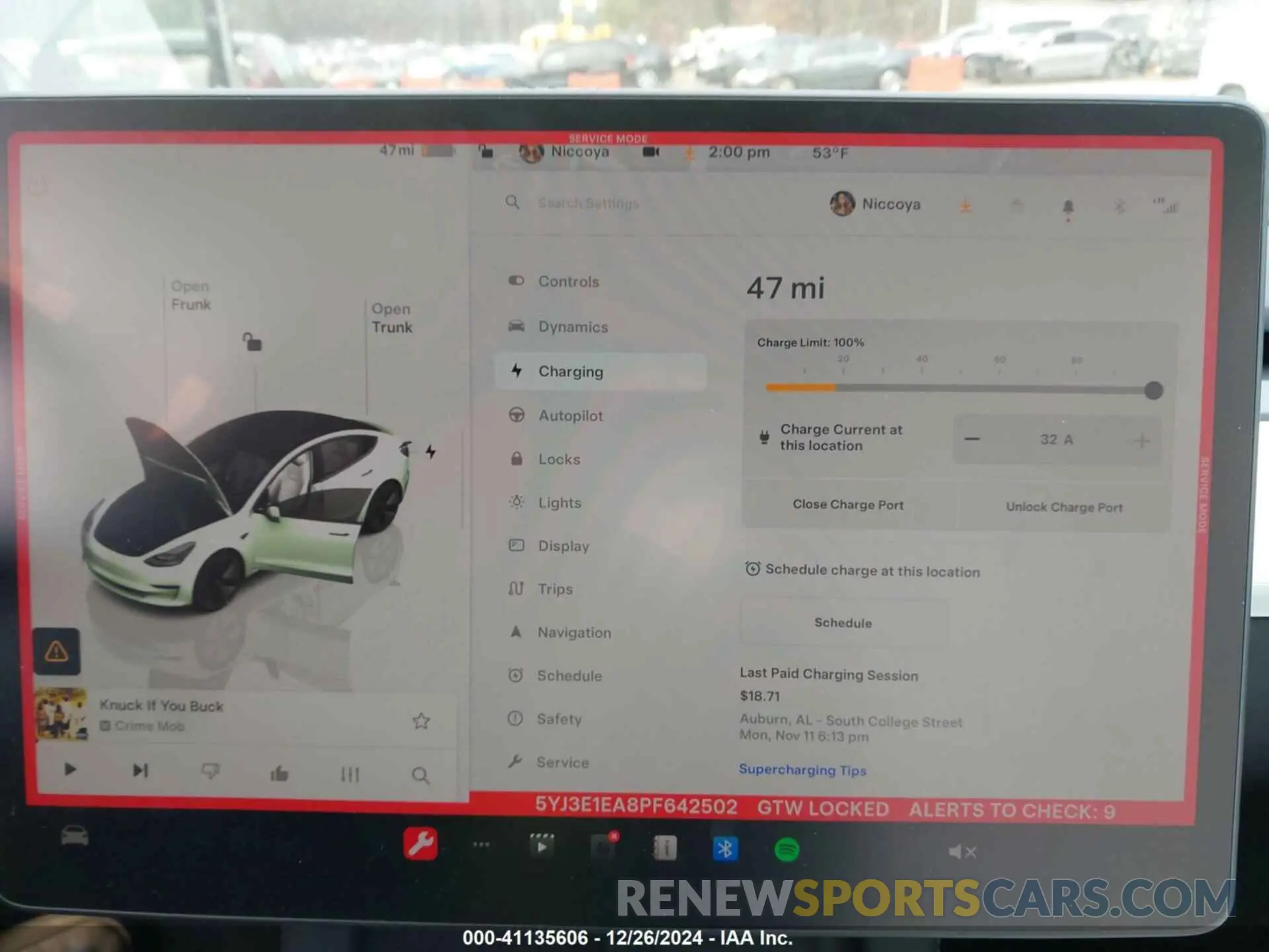 17 fotografías del automóvil dañado 5YJ3E1EA8PF642502 TESLA MODEL 3 2023