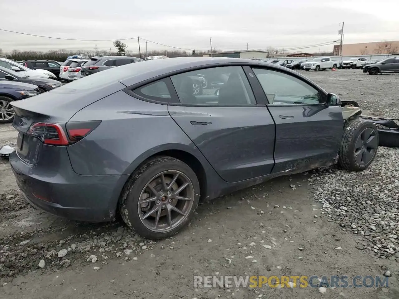 3 fotografías del automóvil dañado 5YJ3E1EA8PF642726 TESLA MODEL 3 2023