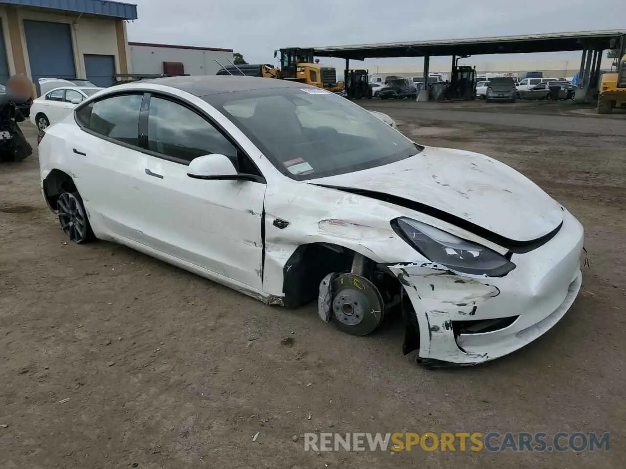 4 fotografías del automóvil dañado 5YJ3E1EA8PF647912 TESLA MODEL 3 2023