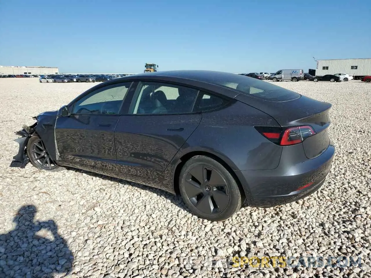 2 fotografías del automóvil dañado 5YJ3E1EA8PF672406 TESLA MODEL 3 2023