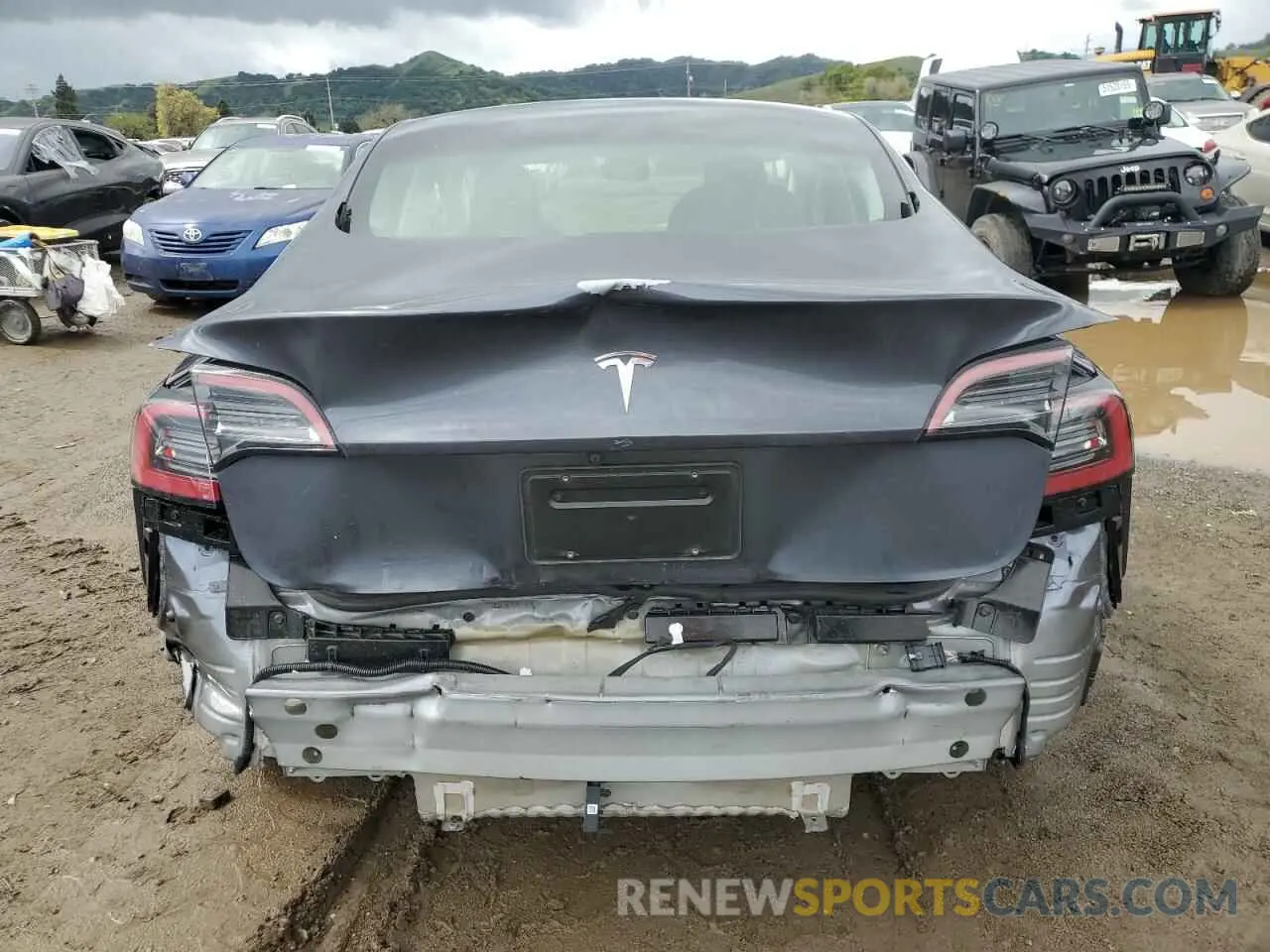 6 fotografías del automóvil dañado 5YJ3E1EA8PF677153 TESLA MODEL 3 2023