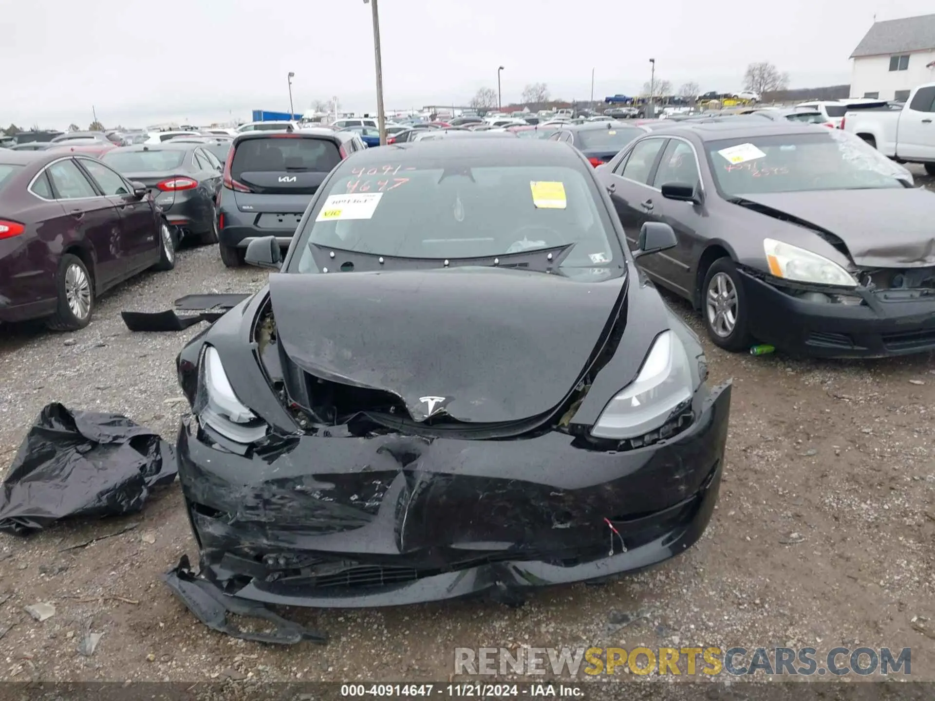 12 fotografías del automóvil dañado 5YJ3E1EA8PF687861 TESLA MODEL 3 2023