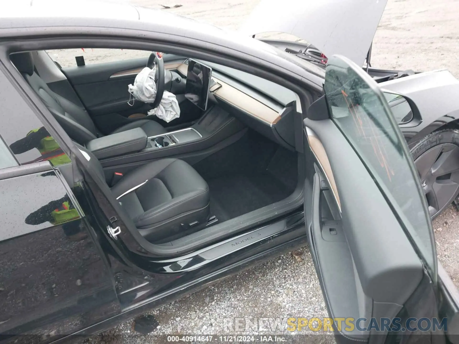 5 fotografías del automóvil dañado 5YJ3E1EA8PF687861 TESLA MODEL 3 2023