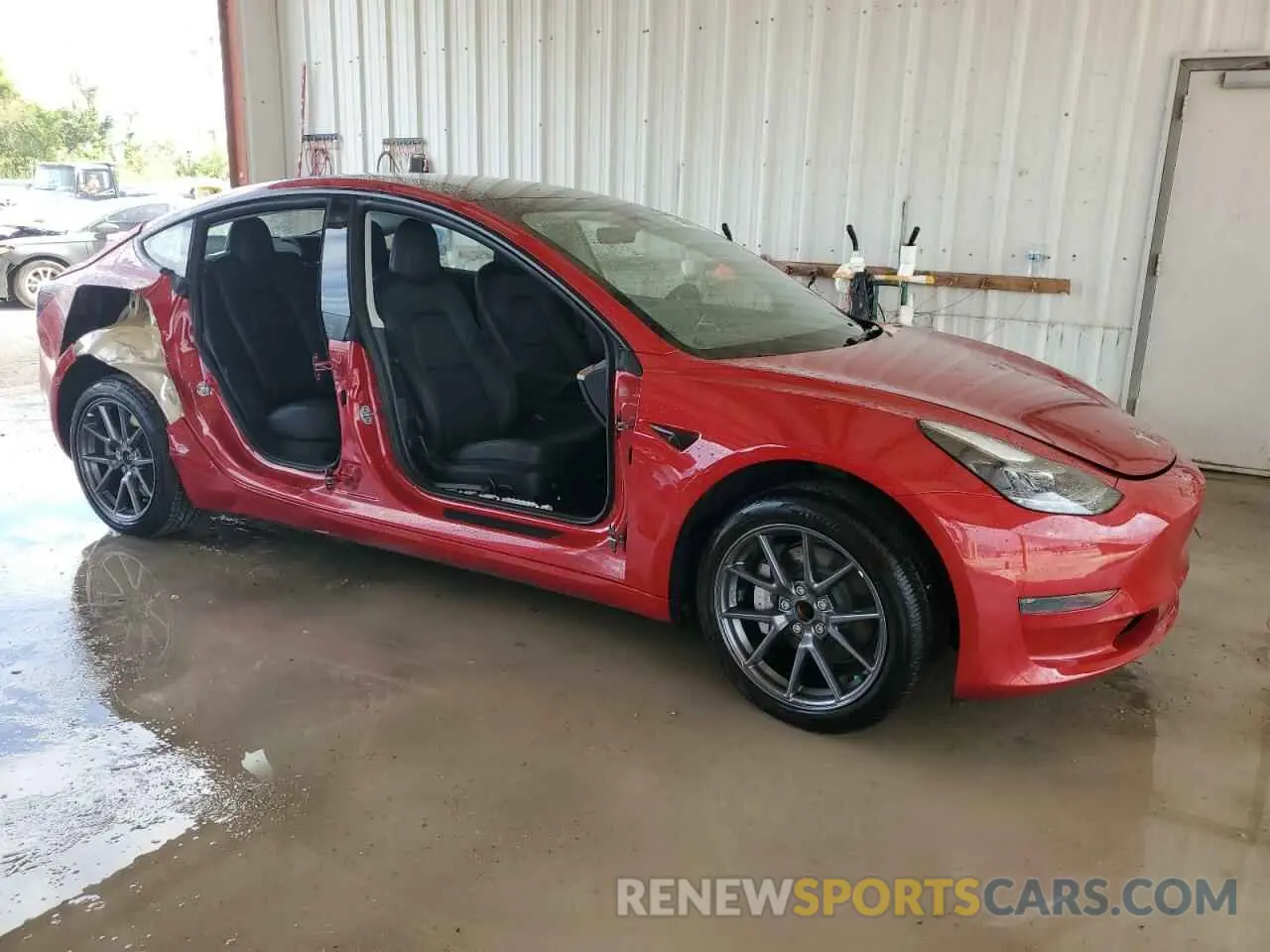 4 fotografías del automóvil dañado 5YJ3E1EA9PF403671 TESLA MODEL 3 2023