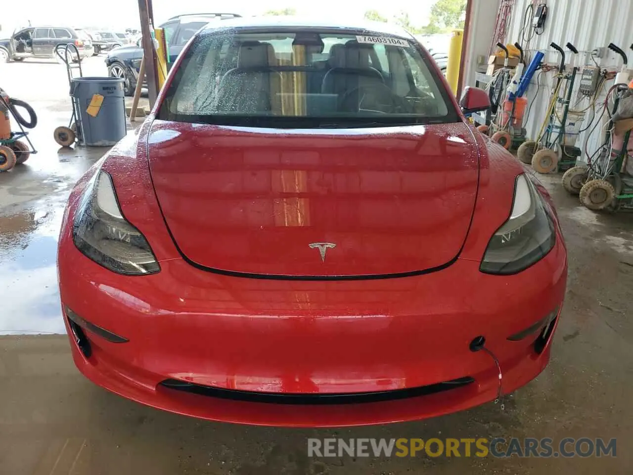 5 fotografías del automóvil dañado 5YJ3E1EA9PF403671 TESLA MODEL 3 2023