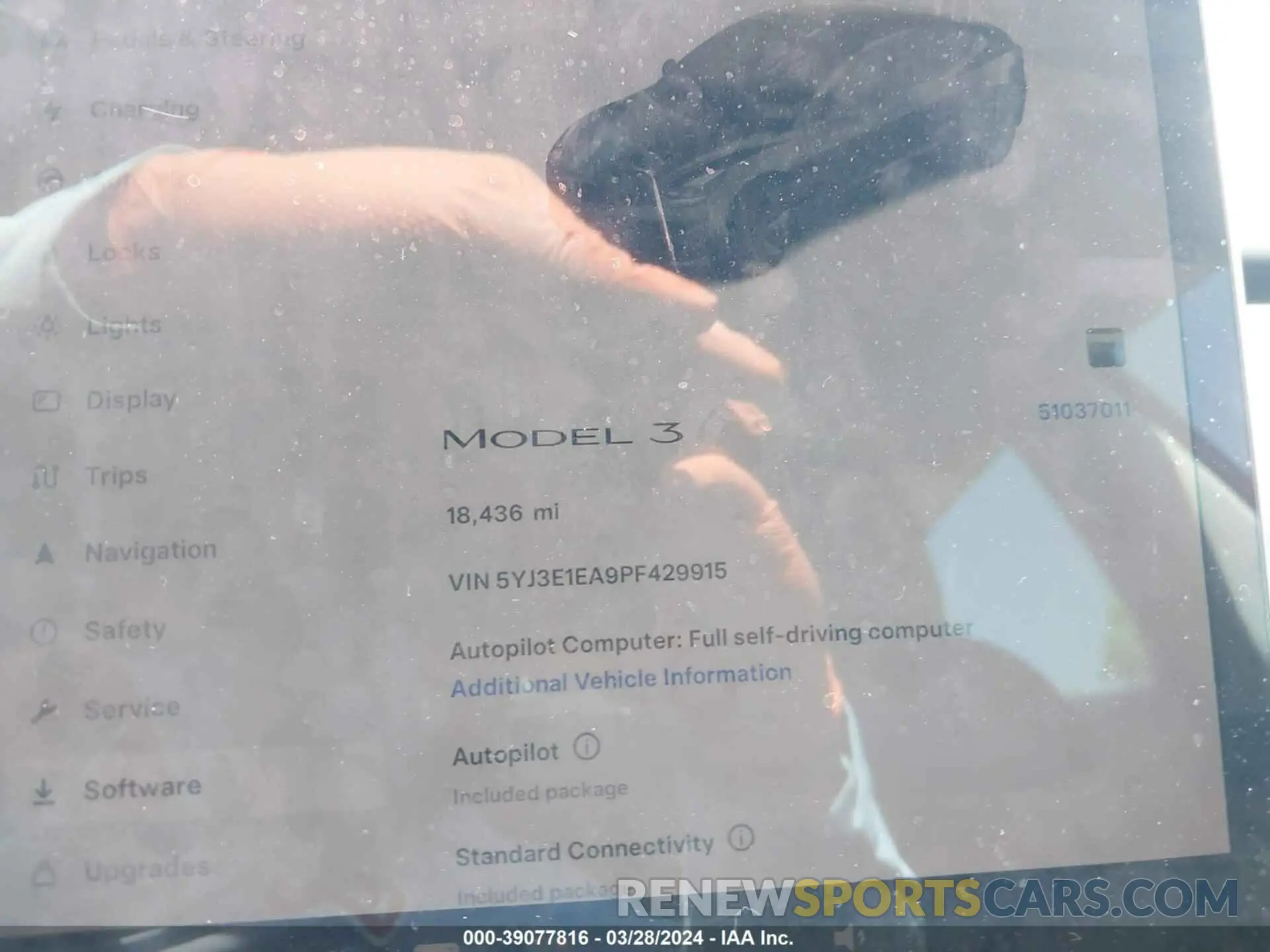 14 fotografías del automóvil dañado 5YJ3E1EA9PF429915 TESLA MODEL 3 2023