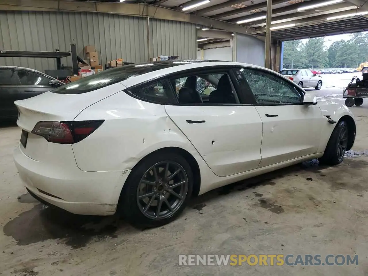 3 fotografías del automóvil dañado 5YJ3E1EA9PF436217 TESLA MODEL 3 2023