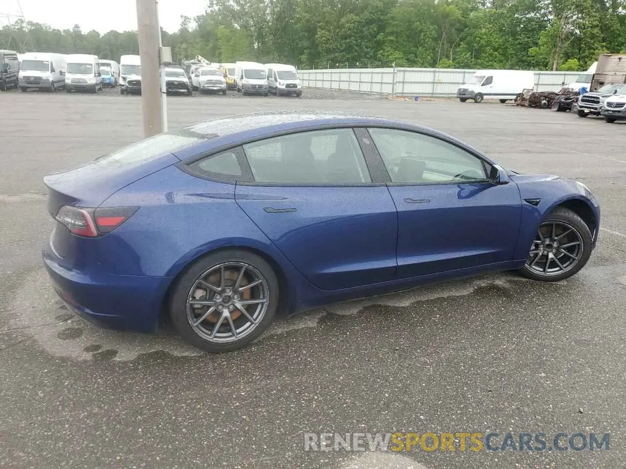 3 fotografías del automóvil dañado 5YJ3E1EA9PF436248 TESLA MODEL 3 2023