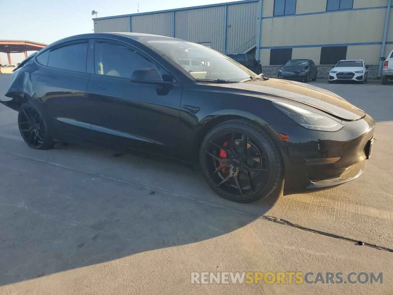 4 fotografías del automóvil dañado 5YJ3E1EA9PF439375 TESLA MODEL 3 2023