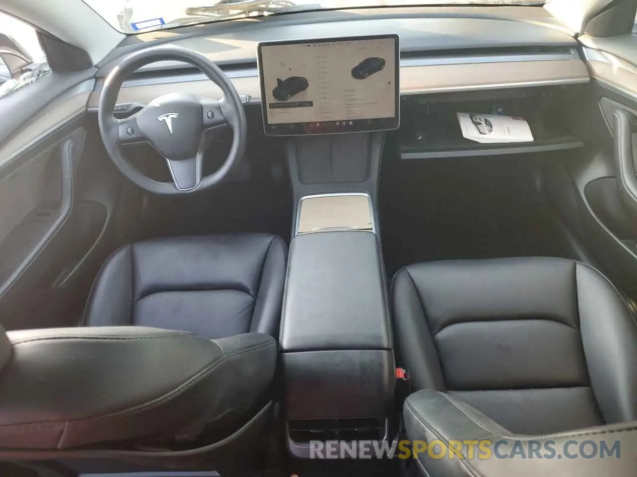 8 fotografías del automóvil dañado 5YJ3E1EA9PF439375 TESLA MODEL 3 2023