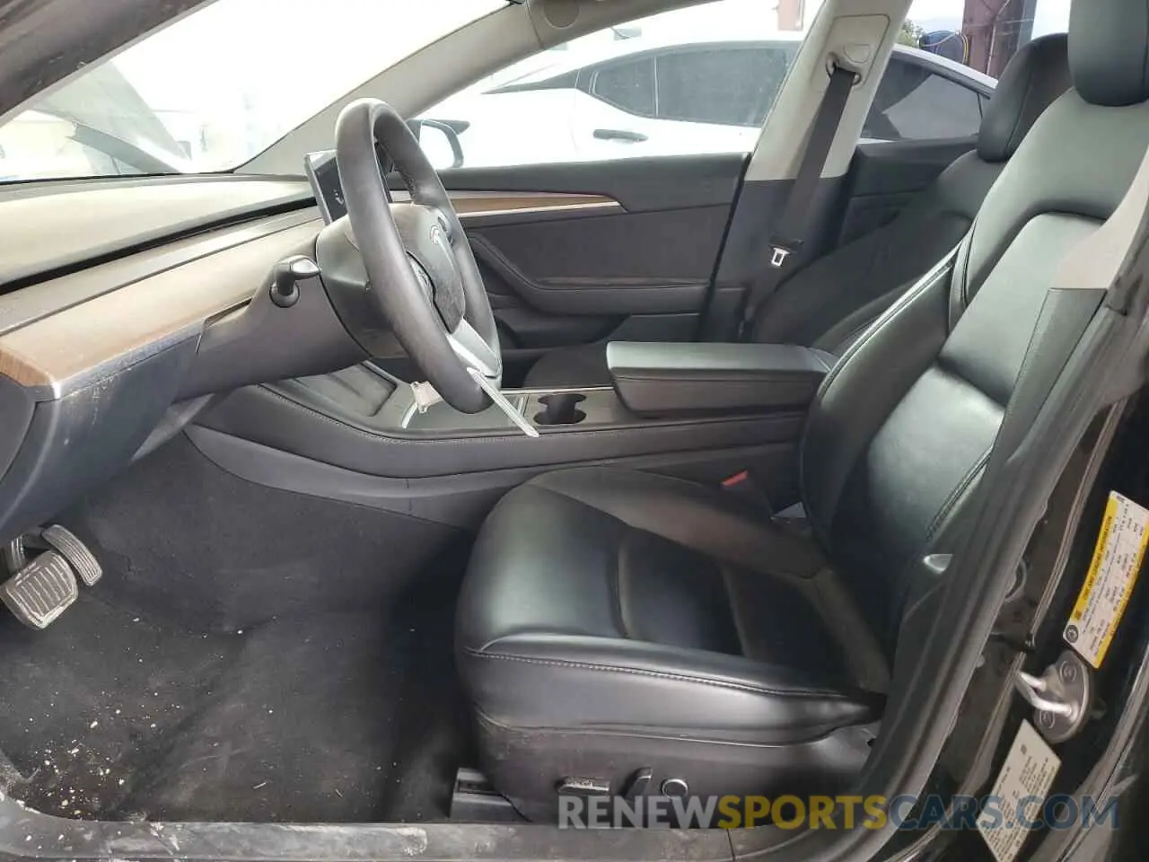 7 fotografías del automóvil dañado 5YJ3E1EA9PF439392 TESLA MODEL 3 2023