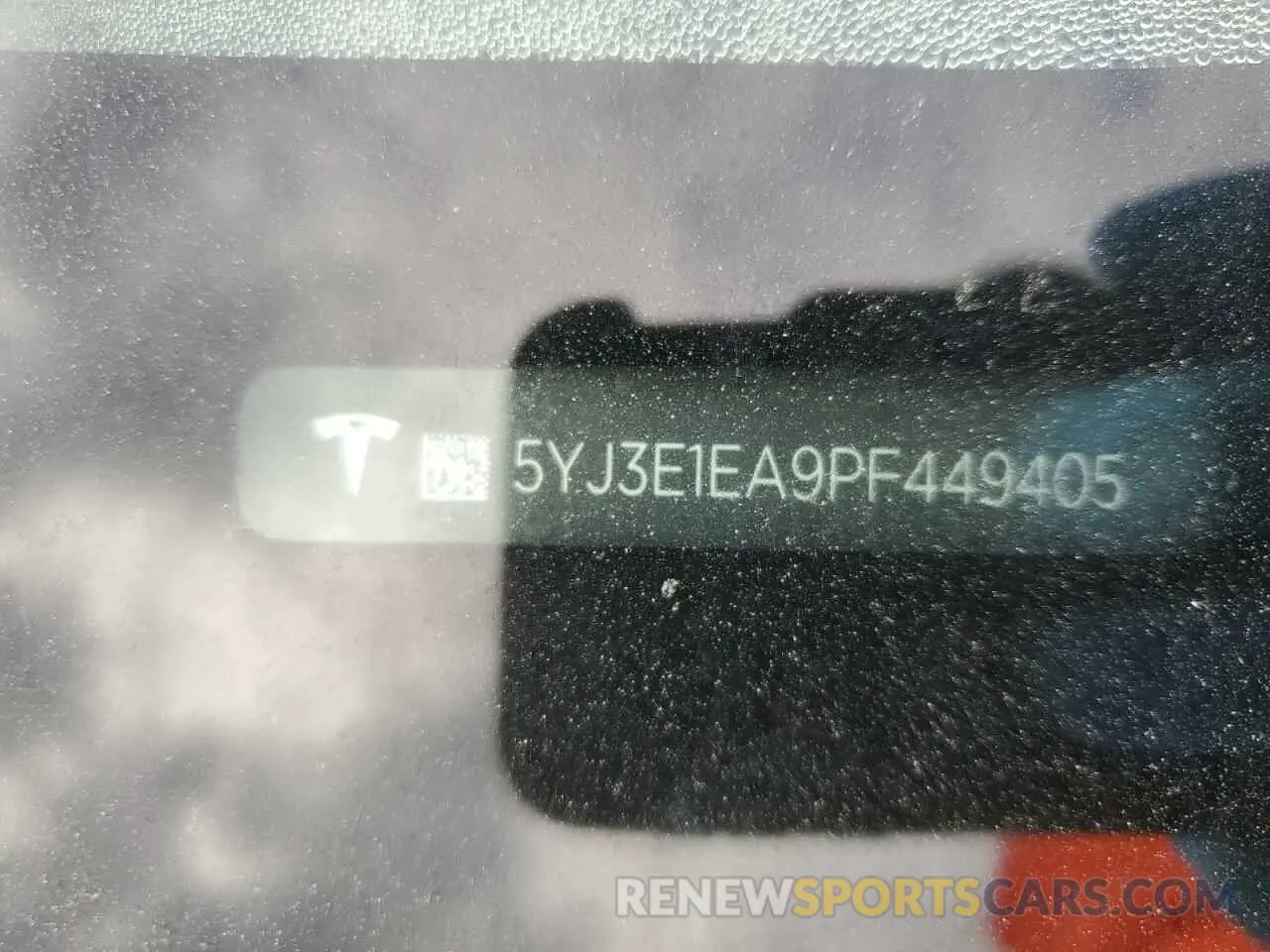 13 fotografías del automóvil dañado 5YJ3E1EA9PF449405 TESLA MODEL 3 2023