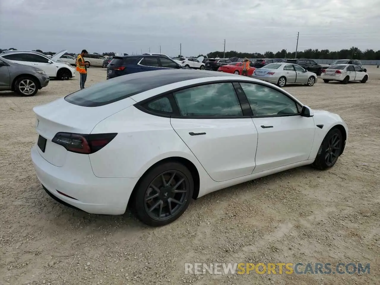 3 fotografías del automóvil dañado 5YJ3E1EA9PF449405 TESLA MODEL 3 2023