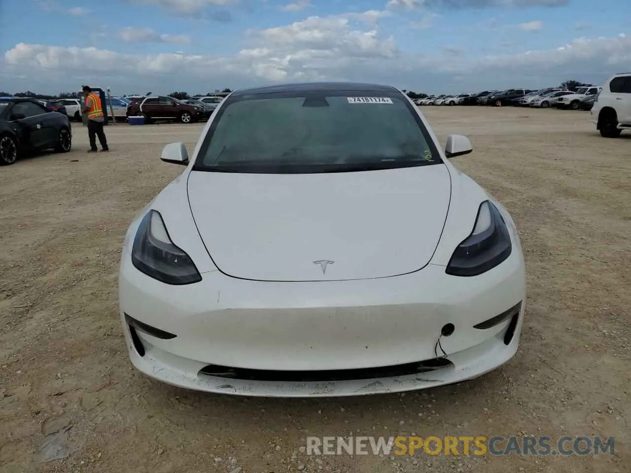 5 fotografías del automóvil dañado 5YJ3E1EA9PF449405 TESLA MODEL 3 2023
