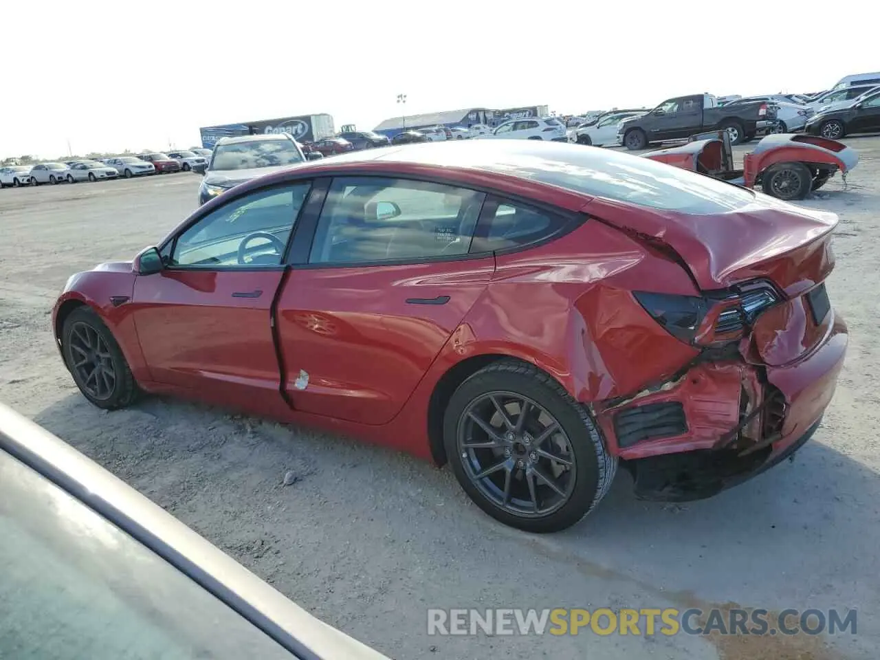 2 fotografías del automóvil dañado 5YJ3E1EA9PF451932 TESLA MODEL 3 2023