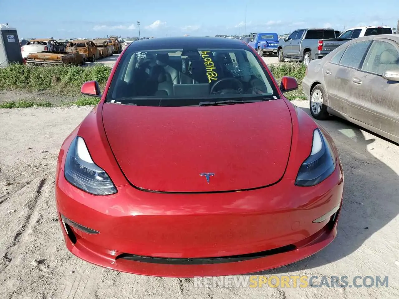 5 fotografías del automóvil dañado 5YJ3E1EA9PF451932 TESLA MODEL 3 2023