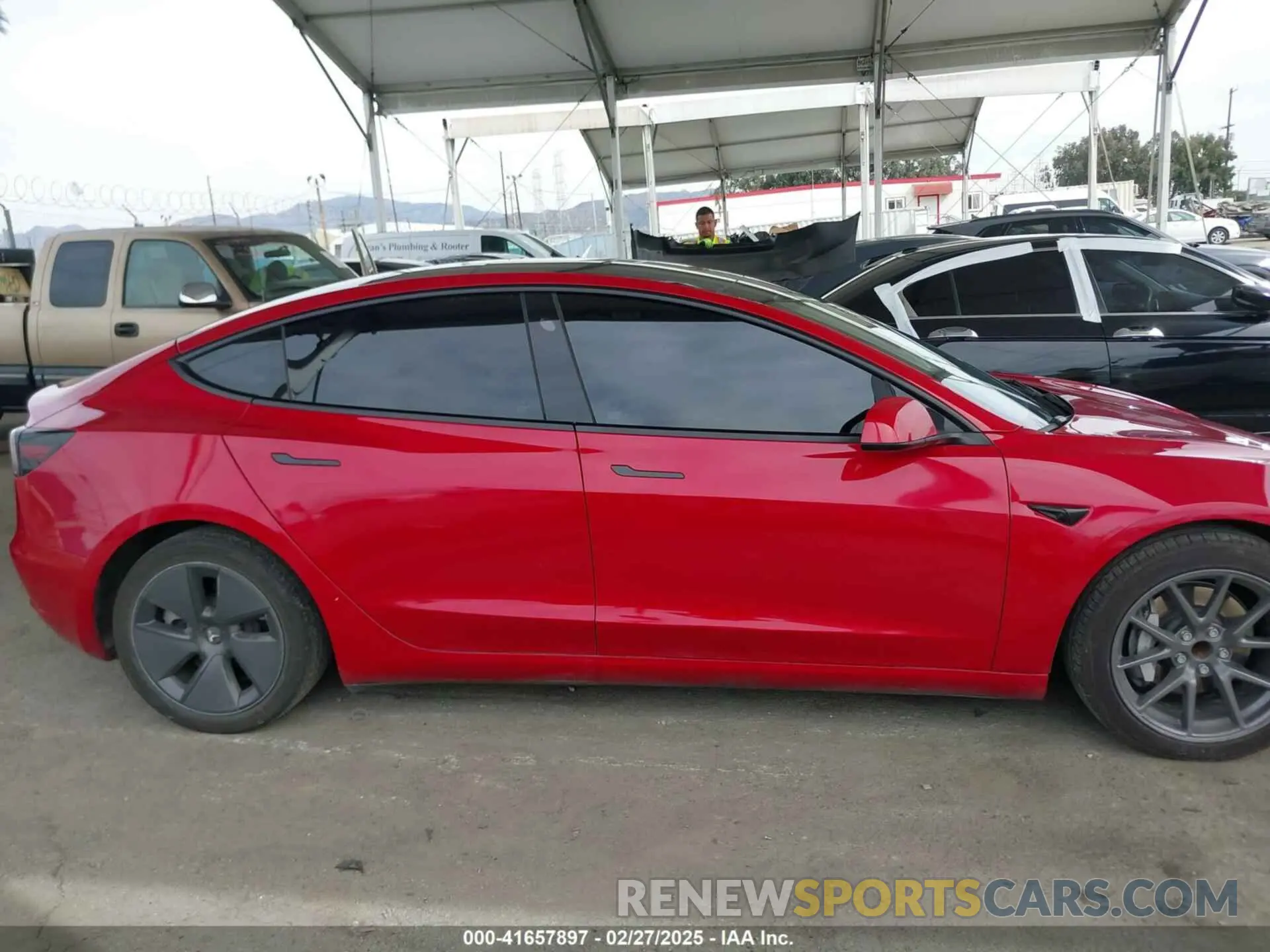 13 fotografías del automóvil dañado 5YJ3E1EA9PF452238 TESLA MODEL 3 2023