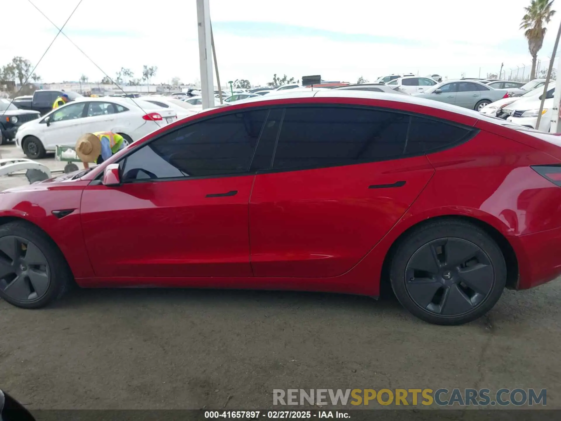 14 fotografías del automóvil dañado 5YJ3E1EA9PF452238 TESLA MODEL 3 2023