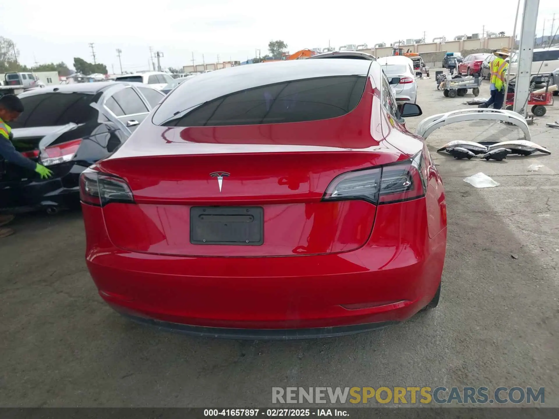 16 fotografías del automóvil dañado 5YJ3E1EA9PF452238 TESLA MODEL 3 2023